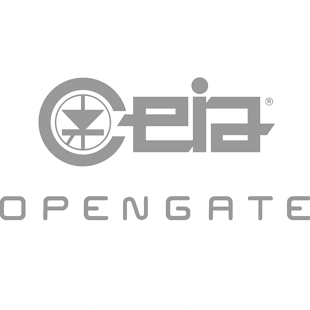 A_logo_for_CEIA_Opengate_is_displayed_against_a_wh